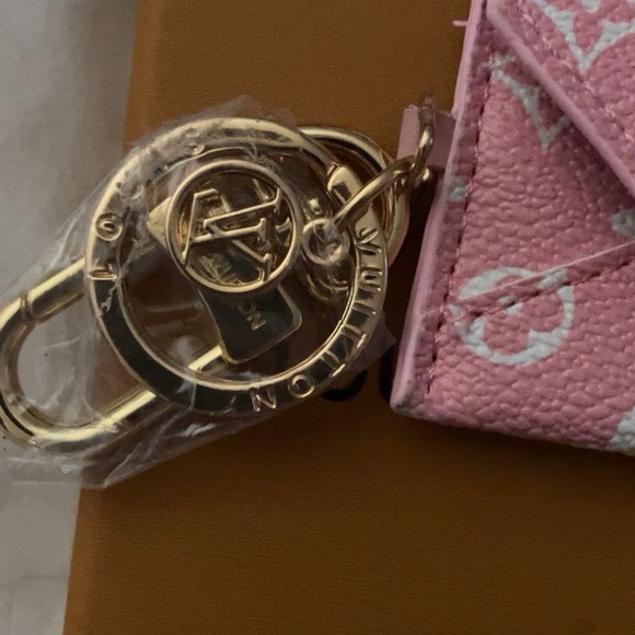 ❗️LOW START❗️little mini Pink Card Holder- FULL INCLUSION with box and dust bag - Picture 4 of 5